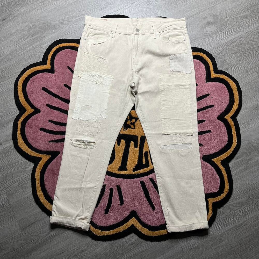 Polo Ralph Lauren Astor Slim Boyfriend Fit Patchwork Women’s Denim Jeans 36x28